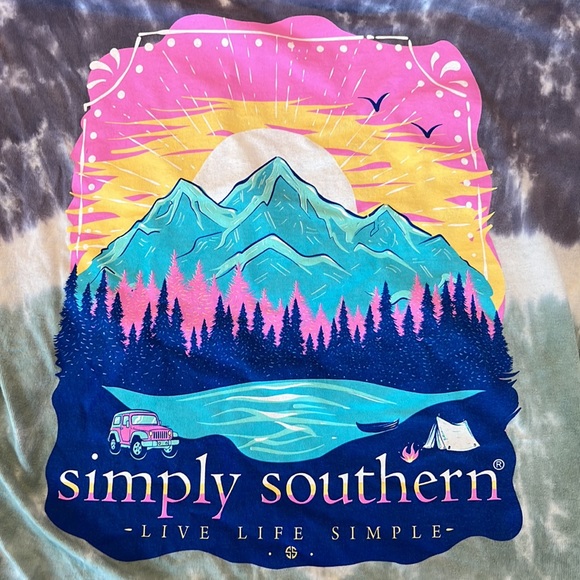 long sleeve simply southern t- shirt - Picture 2 of 2